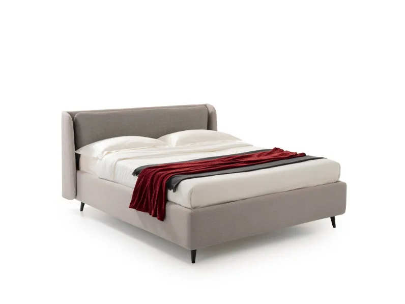 Letto in tessuto con contenitore Nevis di Rimar