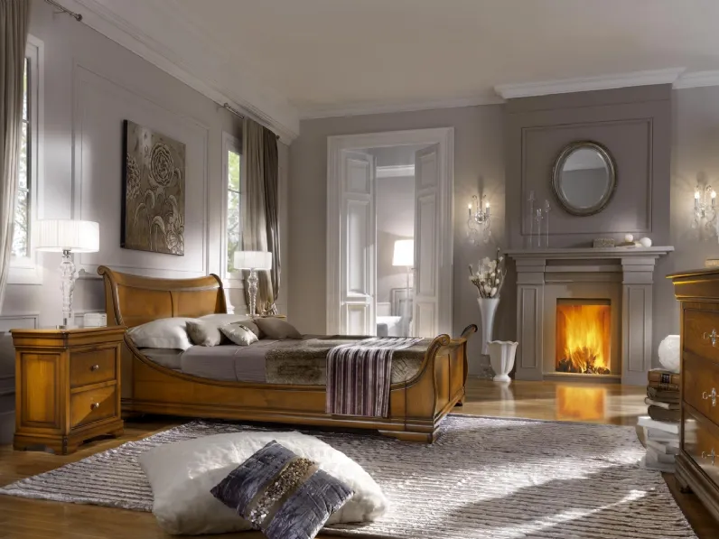 Letto in legno Night Collection 11 di Busatto