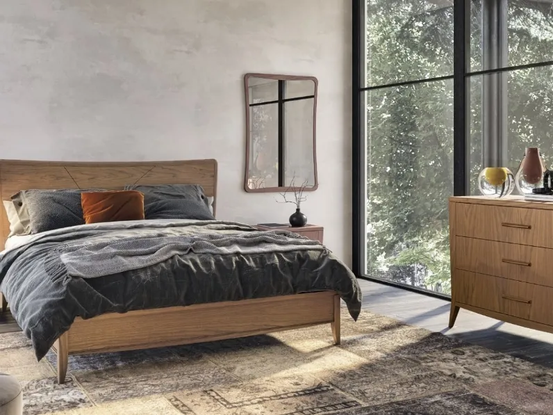 Letto in legno di frassino Nova Luna di Imba Srl