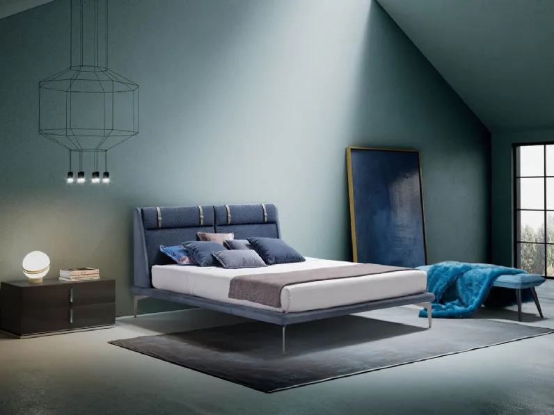 Letto con testiera Firenze di Novaluna