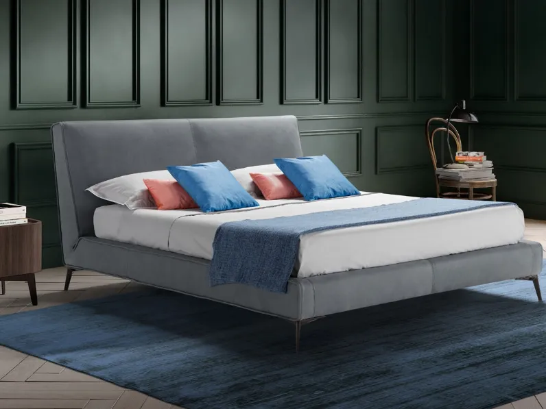 Letto con testiera Monza di Novaluna