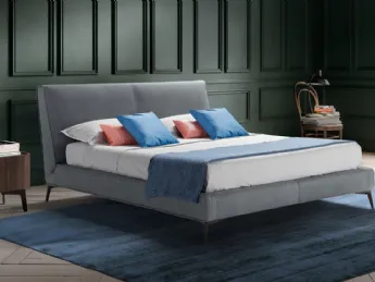 Il letto Monza di Novaluna unisce design moderno e comfort per una camera da letto elegante e funzio