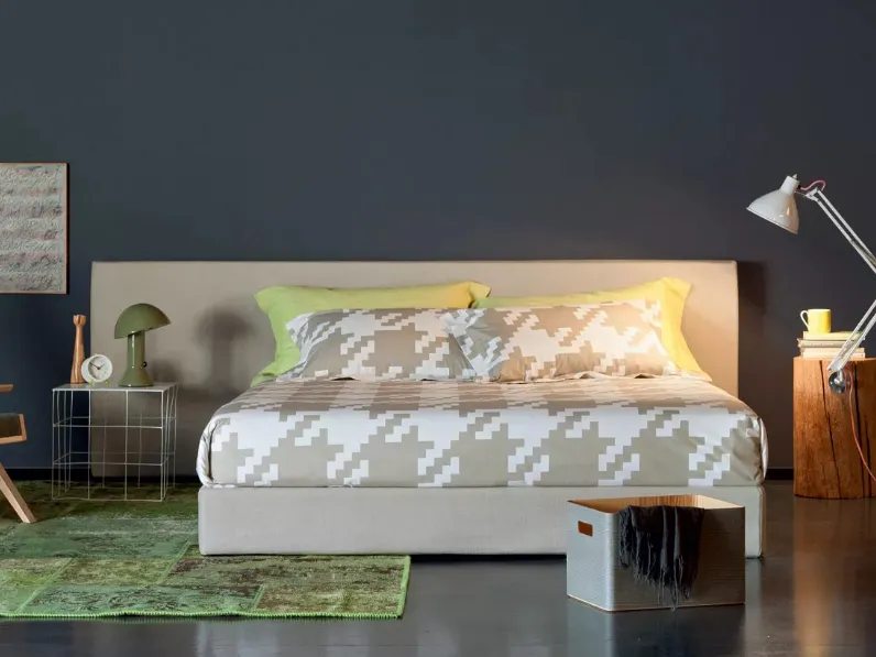 Letto imbottito Kelly Tessile di Oggioni