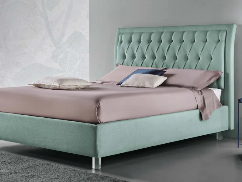 Letto Opera con box contenitore di Susan imbottiti