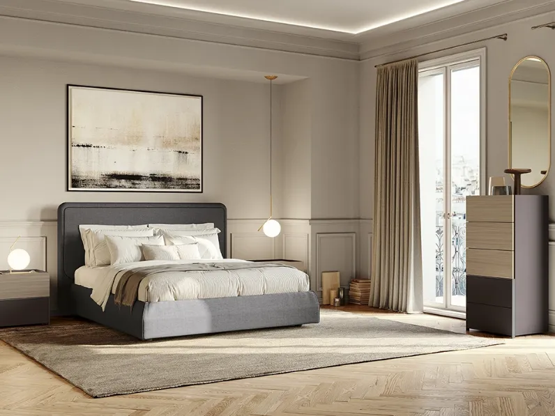 Letto in tessuto Opus di Febal Casa