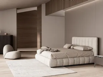 Letto imbottito Panama Novaluna