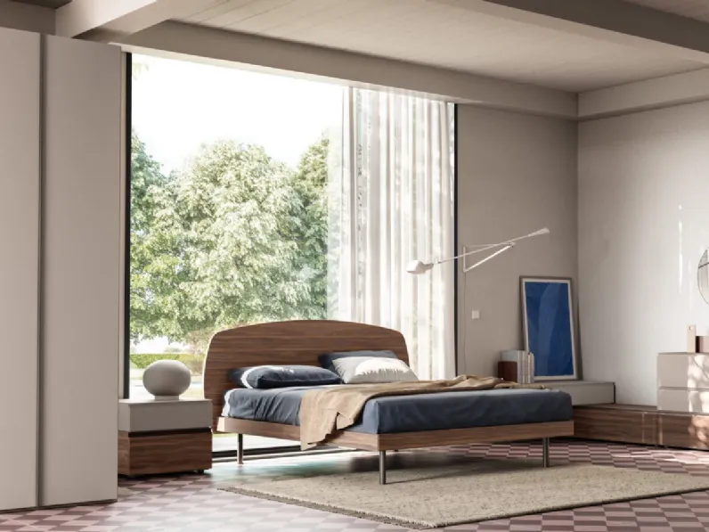 Letto con testiera Park Night 22 di Orme