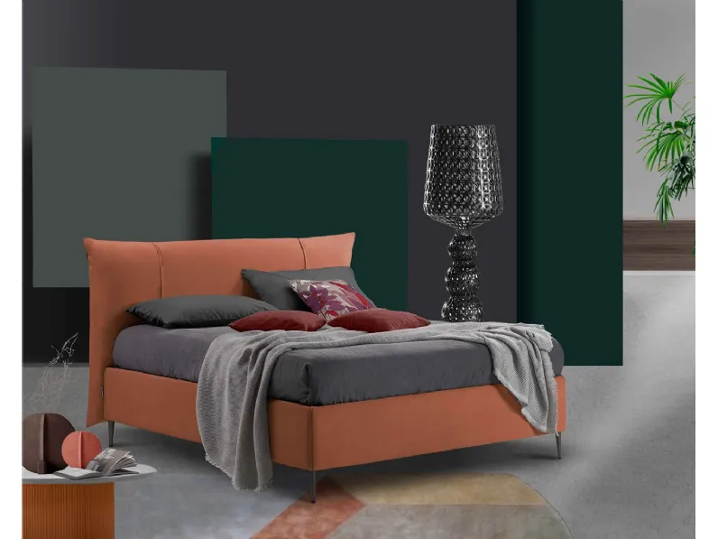 Letto Penelope in tessuto imbottito di Lettissimi