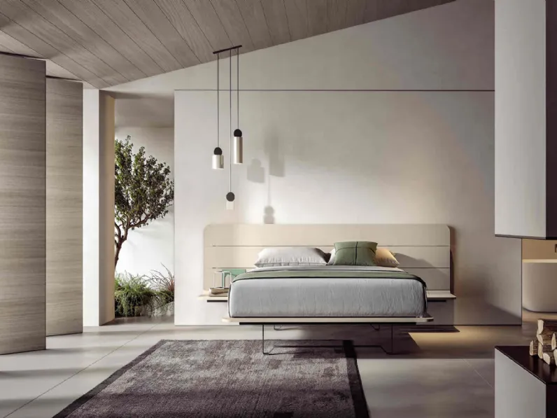 Letto in legno laccato Pinot di Veneran