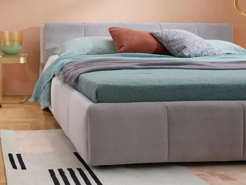 Letto imbottito Pixel Box di Saba