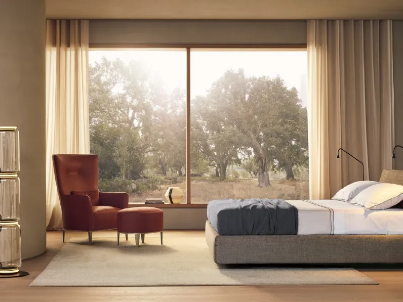 Letto con box contenitore Jacqueline di Poliform