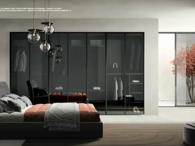 Letto con testiera Rettangoli di Artigianmobili