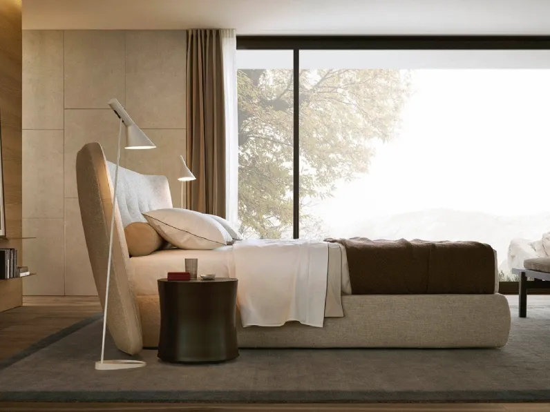 Letto con box contenitore Rever di Poliform