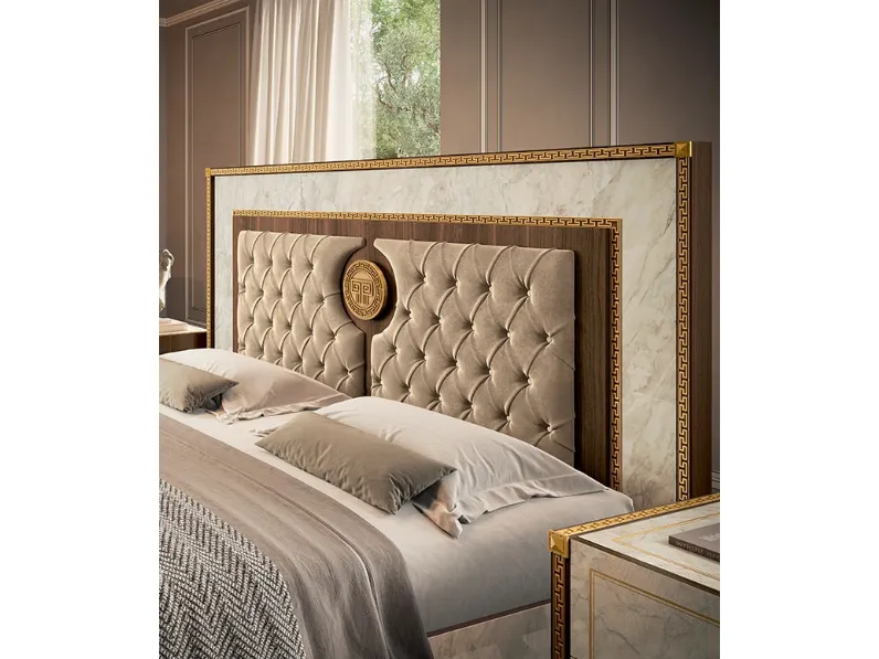 Letto Romantica imbottito di Arredoclassic