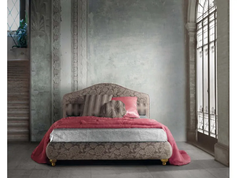 Letto matrimoniale con contenitore Romantico di Lettissimi