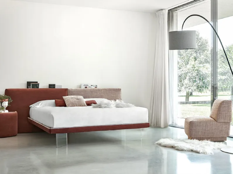 Letto in tessuto Pegaso di Rosini Night