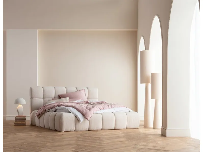Letto imbottito Salamanca di Kare Design