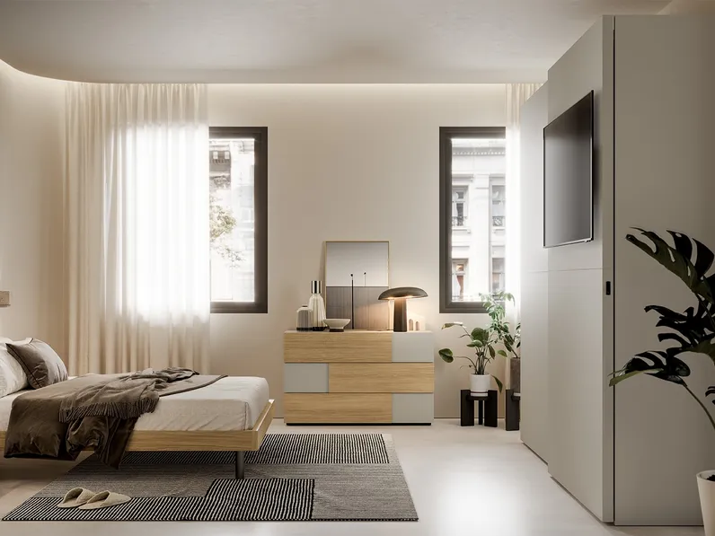 Letto moderno Fohn di SantaLucia