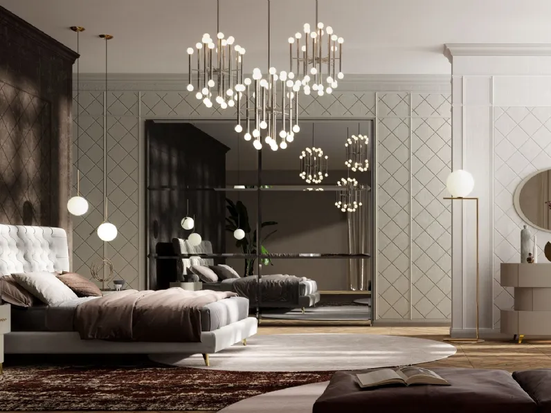 Letto Scacco Luxor di Cecchini Italia