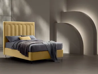 Il letto imbottito Selene di Stilfar Italia offre un design elegante e un comfort superiore per la t