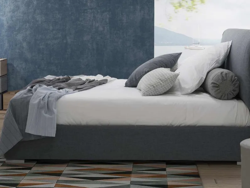 Letto in tessuto Shedir con contenitore di Rimar