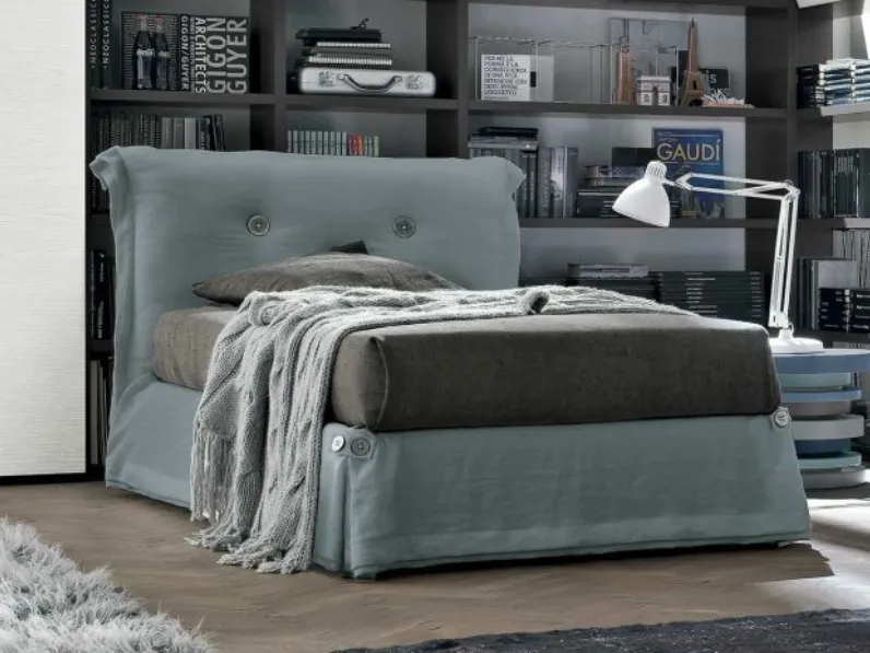 Letto singolo con testiera Amami di Tomasella