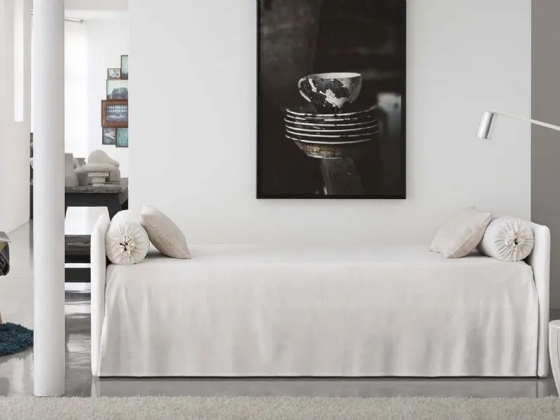 Letto singolo Duetto con letto estraibile di Flou