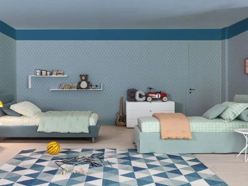 Letto Singolo in tessuto Giselle di Twils