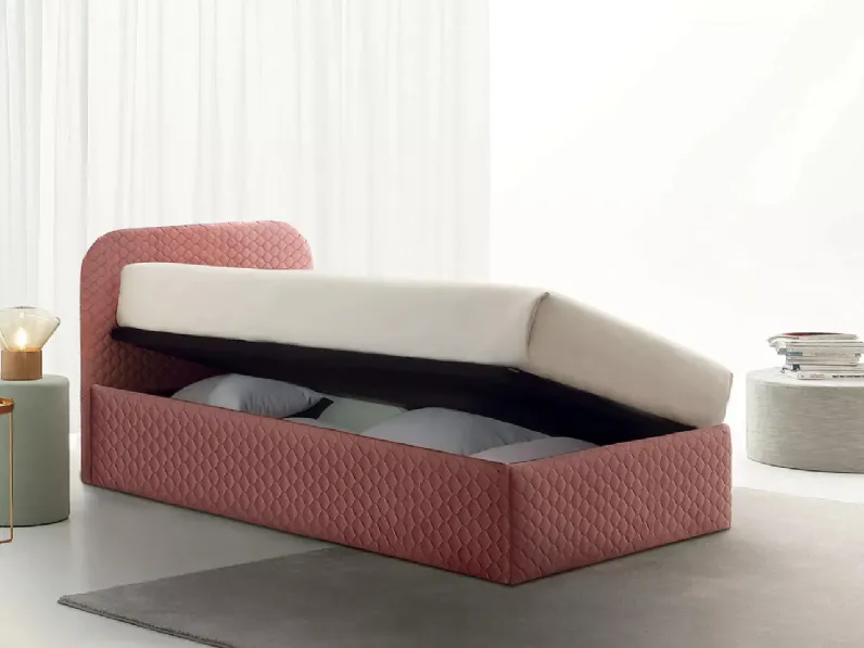 Letto Singolo con contenitore Golf 602A di Oggioni