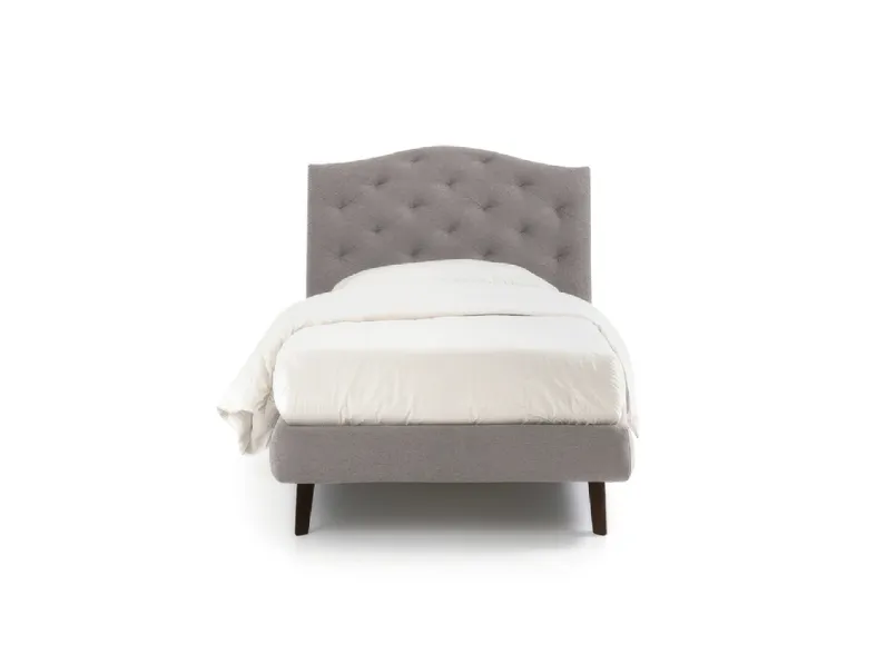 Letto singolo Lyle Capitonné di Noctis