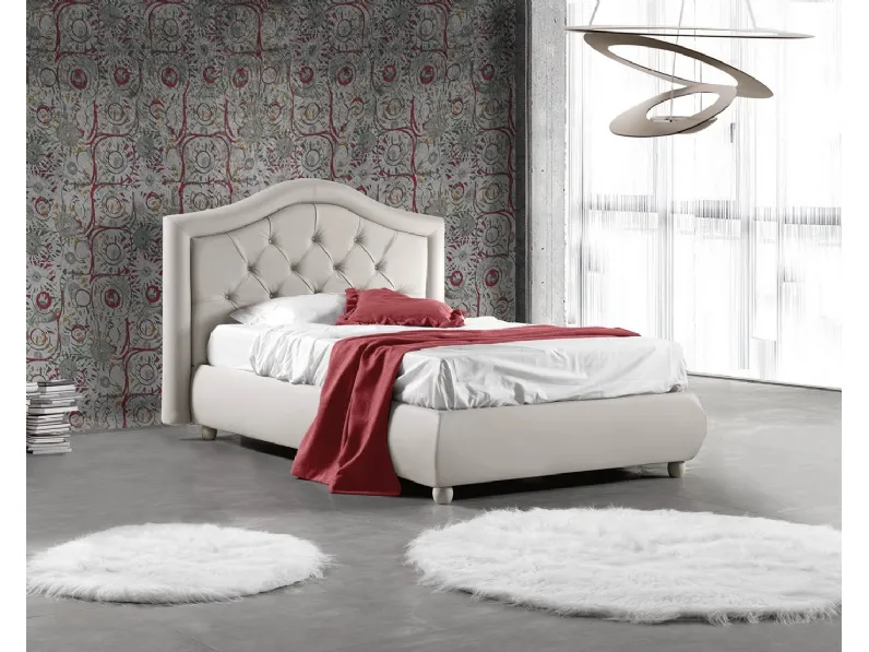 Letto singolo Sogno Capitonné di Lettissimi 