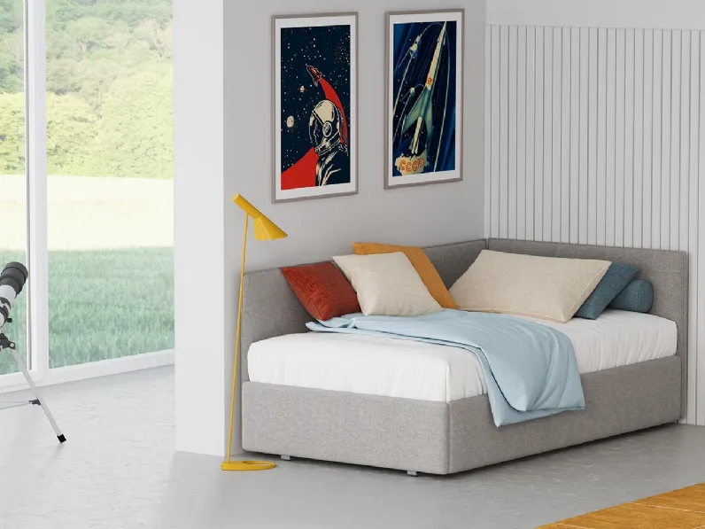 Letto singolo Soul con contenitore di Divaletti Home