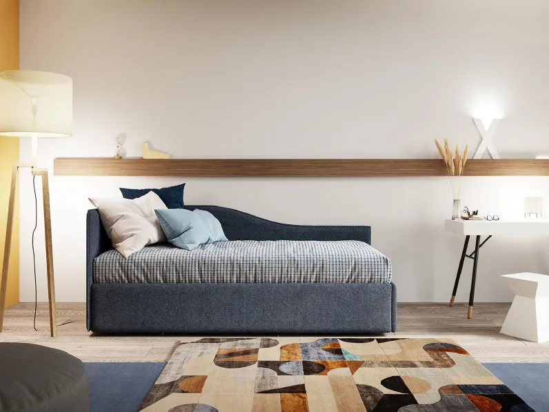 Letto singolo Soul con contenitore di Divaletti Home
