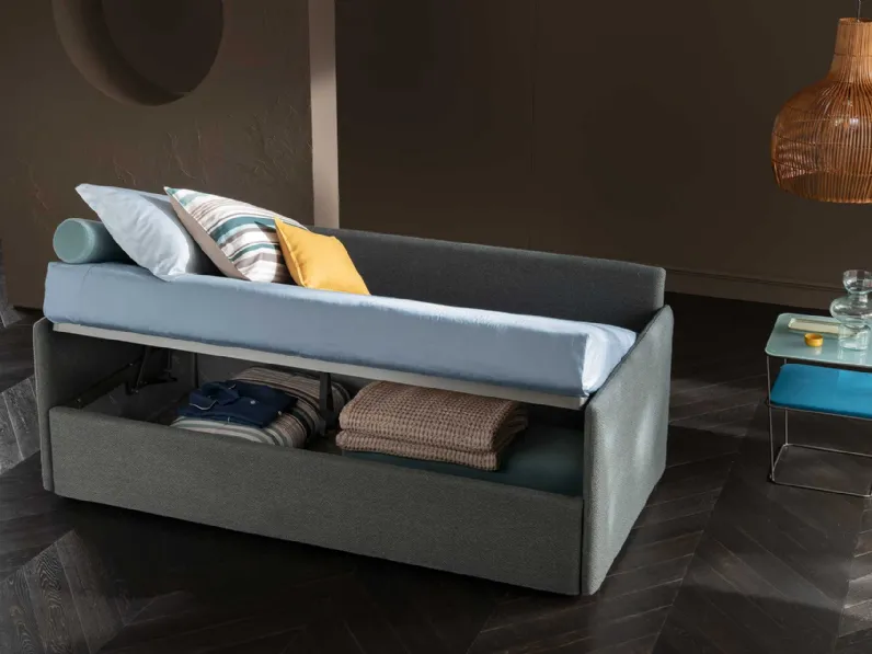 Letto singolo con box contenitore Soul Young Teddy Ponte di Altrenotti