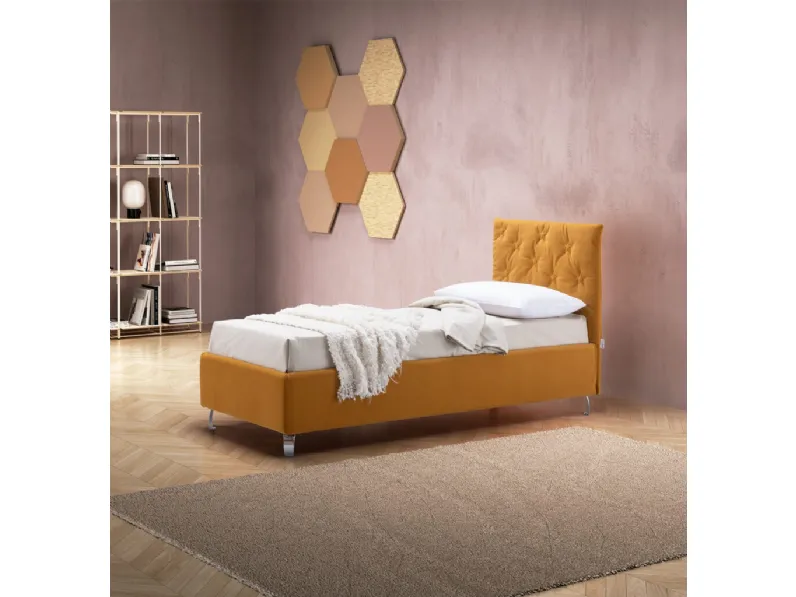 Letto singolo con box contenitore Stelle di Stilfar Italia