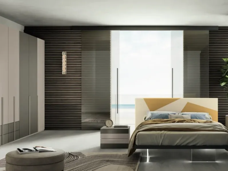 Letto Slim in econabuk di Artigianmobili