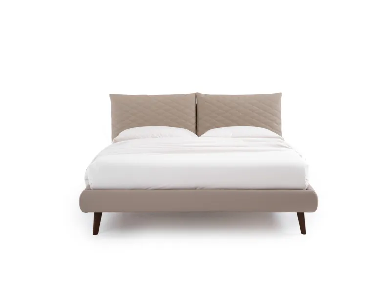 Letto con testiera trapuntata So Regular di Noctis