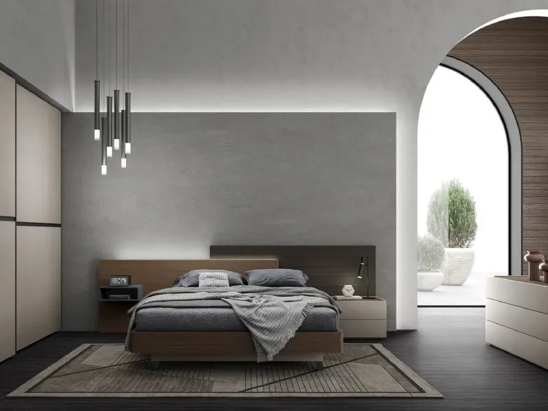 Letto matrimoniale con box contenitore Sogno di Artigianmobili
