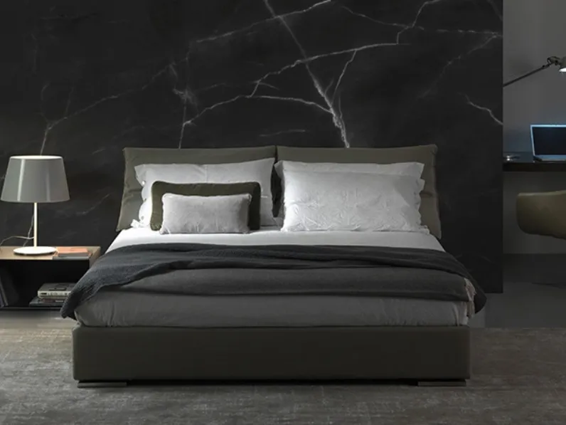 Letto Sogno in tessuto imbottito di Barzaghi Salotti