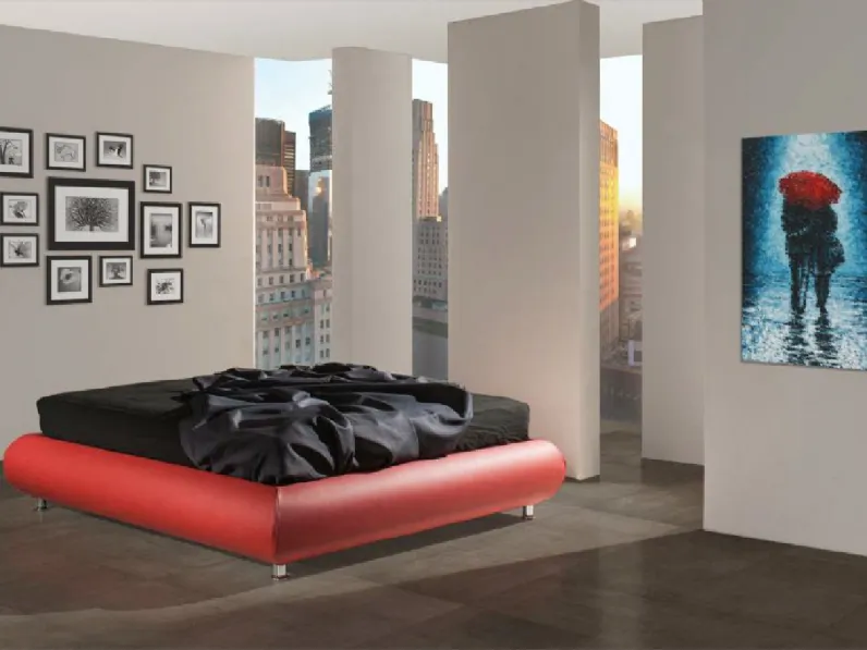 Letto in ecopelle imbottito Sommier 03 di Baiardi
