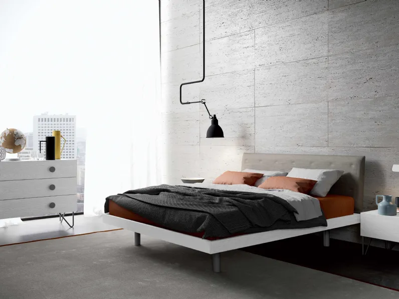 Letto con testiera Duse di Spagnol Mobili