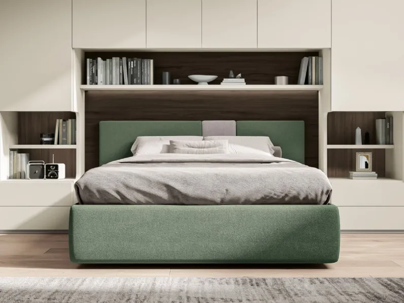 Letto matrimoniale Pentagramma di Spagnol Mobili