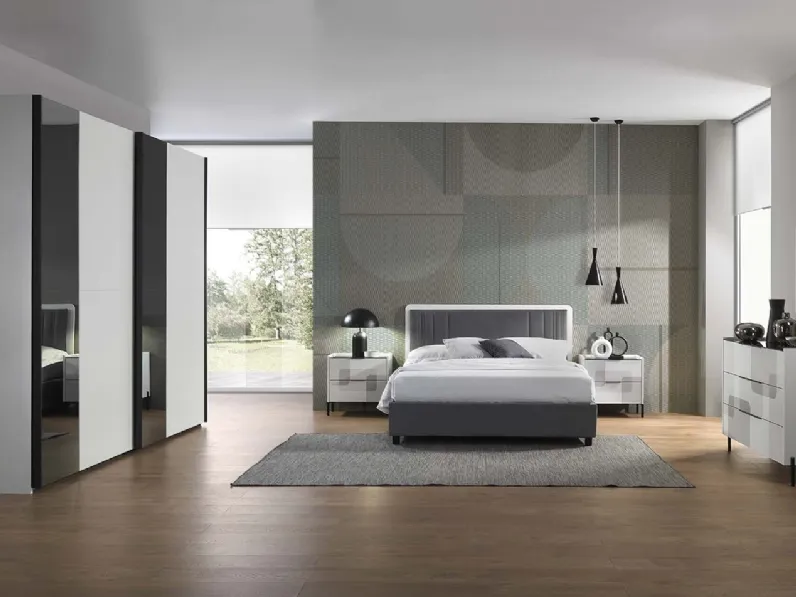 Letto con box contenitore Stella Imbottito di Mobil Più