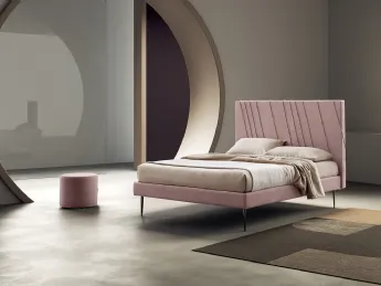 Letto matrimoniale Carla, un capolavoro di eleganza e comfort firmato Stilfar Italia.