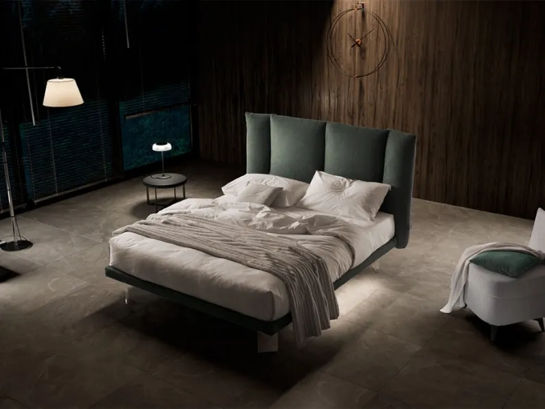Letto Cosmo in tessuto imbottito di Stilfar Italia