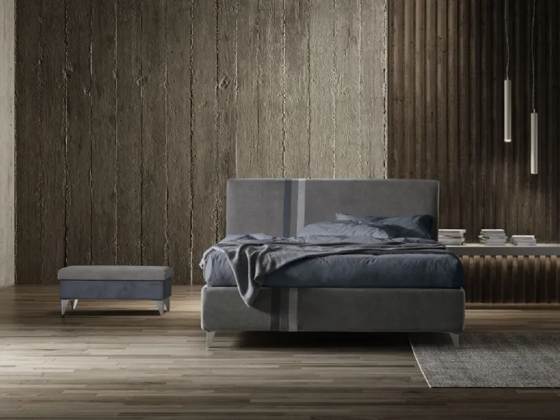 Letto in tessuto imbottito Fanny Stilfar Italia