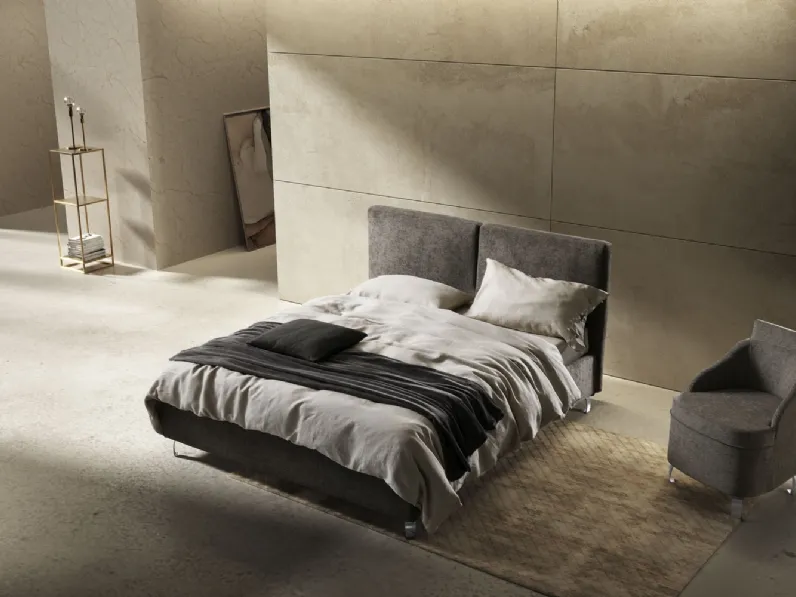 Letto matrimoniale in tessuto Martina di Stilfar Italia