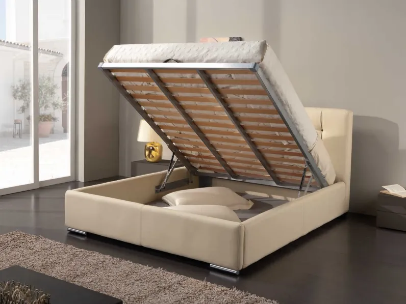 Letto con testiera e box contenitore Incanto di Tancredi salotti