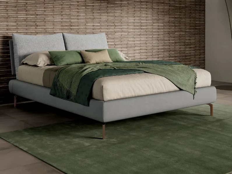 Letto imbottito Tecum di Novaluna