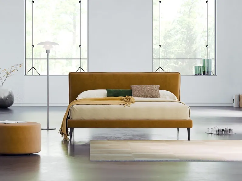 Letto in pelle Teddie Small di Divaletti Home